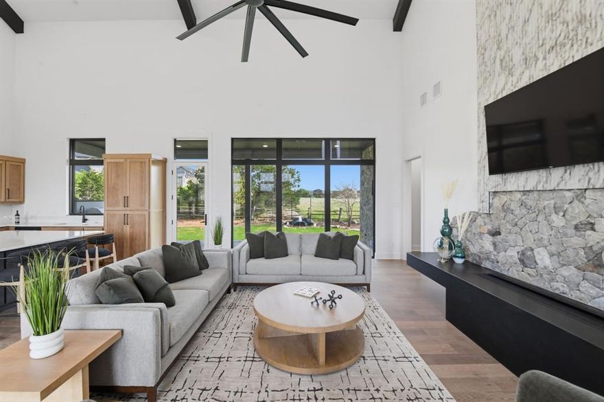 New Construction inside the exclusive Harbor Pointe.  Only 20+ lots with a private community pool.  Great open floor plan that allows for 3 bedrooms plus a bunk room to pile in the kiddos.  Each bedroom has its own bathroom to allow for privacy and no sharing needed for your adult guests  The Pointe is the most exclusive place in Possum Kingdom as you will enjoy all the amenities of the Harbor, community events, Full time Concierge, and more.