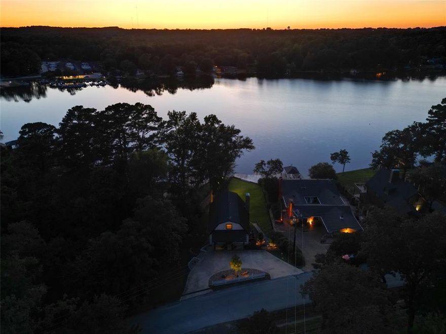 Lakefront Charm Meets Updated Comfort in Hideaway Lake Welcome to 264 Hideaway Lane Central, where lake cottage warmth meets modern farmhouse style in the heart of Hideaway’s vibrant lakefront community. Perfectly positioned on the main lake near the lodge and community pools, this 3 bedroom, 3.5 bath home offers an unbeatable combination of indoor comfort and outdoor beauty with 2,343 sqft of living space. Enjoy breathtaking lake views from multiple vantage points, including the open concept kitchen, living, and dining areas that flow seamlessly onto the upper deck. Ideal for entertaining or relaxing with a morning coffee. A large fireplace and beautiful wood flooring add warmth, character, and charm to the home. Upstairs, the primary suite offers fantastic lake views through expansive windows and plenty of space to unwind, accompanied by a third bedroom with its own private half bath. The lower level boasts almost 400 sq ft of newly renovated living space with a full bath and walk in shower, which would be perfect for guest quarters, home office, or flex room, with direct access to a covered patio, large backyard, and your private dock. And here's something truly special, the barge that launches the annual July 4th fireworks show is usually parked right next to your dock, granting you a one of a kind viewing experience you’ll never forget! On top of that, you are just a 2 minute walk to the community pool and beach!
As a bonus, most of the furniture, as well as the refrigerator and washer dryer, are either brand new or almost new and can be available as well. Truly a move in ready property! Hideaway Lake is a gated, resort-style community offering 27 holes of golf, two private lakes, tennis and pickleball courts, swimming pools, and a bar & grill—all within the award-winning Lindale ISD. If you’ve been searching for the ideal waterfront getaway or full-time home, this one checks all the boxes. Call today to schedule your private showing!