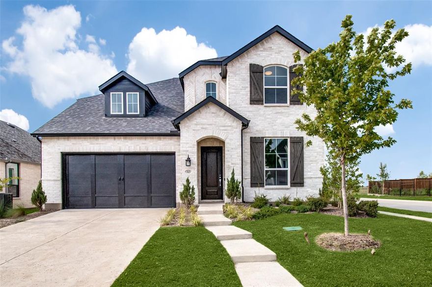 Almost New Home for lease, Better than New! Ready to Move in! Amazing North Facing Highland Home on Oversized Corner Lot! Soaring ceilings, large backyard with extended covered outdoor living area, and huge yard! This sought-after floorplan includes a secondary bedroom downstairs with an en-suite bath and a large formal dining room which could be a study! The Master retreat is sublime with a sitting area, dual vanities with a make-up counter, and a walk-in closet! Made for entertaining, the large kitchen offers a huge island, breakfast room, gas cooktop, ample storage, and countertop space!  Mantua Point offers incredible amenities with a resort-style pool, splash pads, hike & bike trails, parks & more! Come enjoy Mantua, the new Master Planned Community in Van Alstyne. Make it your home before it's Gone!