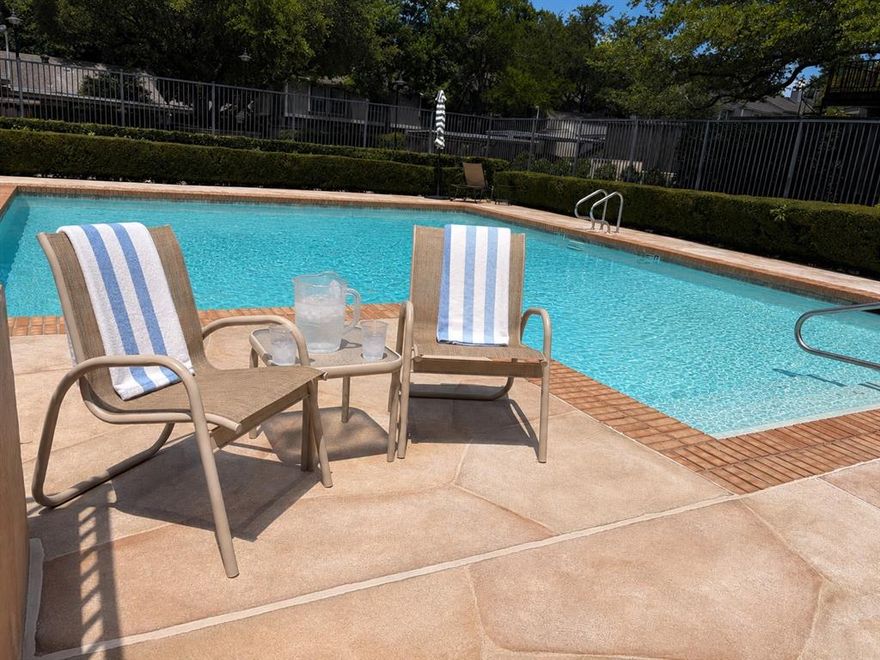 Experience resort-style living in the heart of Dallas, just minutes from Preston Hollow Village and NorthPark Center. This beautifully updated (2020) 3-bedroom townhome offers the perfect blend of comfort, style, and convenience in a quiet, established community.

Enjoy an array of HOA-maintained amenities, including two sparkling pools, a clubhouse, landscaped grounds, exterior maintenance, and a new roof installed in 2025. Inside, the home features modern stone finishes and thoughtful updates throughout, including a new HVAC system installed in 2020.

Outdoor living shines with a private backyard retreat featuring a wood deck, plus a spacious balcony off the Primary Suite — ideal for morning coffee or relaxing evenings. Additional highlights include two covered parking spaces in a gated lot.

Luxury, low-maintenance living in one of Dallas’ most desirable locations.