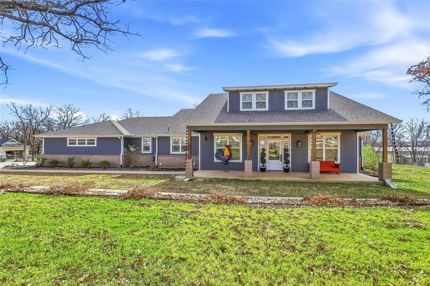 Welcome to the country so close to everything! This adorable home has fantastic curb appeal with a gated entrance, a side-entry 3-car garage, and a covered front porch! Upon entering, you'll find a bedroom that doubles as an office, complete with a walk-in closet. The large open living area boasts beautiful windows that let in tons of natural light. The kitchen is designed to overlook the living area, making it seamless for entertaining! It features a spacious island with a breakfast bar, marble countertops, a pot filler, ample cabinets, a walk-in pantry, and an attached dining area with a door leading to the back porch—perfect for hosting guests. Extra kitchen area inside utility room to use as butlers pantry and comes equipped with a sink, space for a freezer, cabinets, and a drip dry area. The mudroom at the garage entrance includes hanging storage and ample room for coats and shoes. The primary bedroom is generously sized and features a stunning ensuite bath with a walk-in shower, a soaking tub, dual sinks, and an enormous walk-in closet. This home offers no carpet for easy maintenance and LOTS of storage in every room! Upstairs, you'll discover a bonus room ideal for a game room, media room, office, or additional storage. The backyard features a large covered porch, perfect for relaxing or sipping your morning coffee. This home has so much to offer—you truly need to see it to believe all the fantastic amenities!