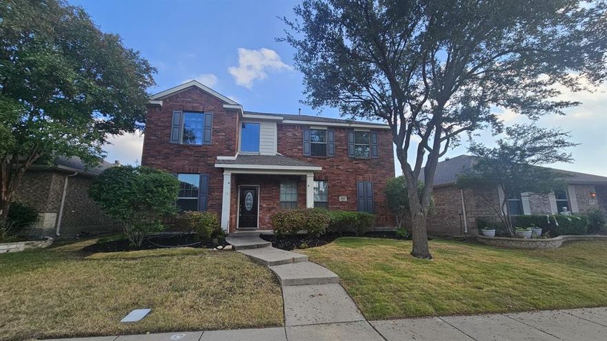 BRAND NEW CARPET AND PAINT.  Wonderful 4 bedroom home with master down, separate dining room and an open concept kitchen and living room.  3 spacious bedrooms and a game room upstairs.  Generous sized backyard and deck for entertaining.  Living room features tall ceilings and an abundance of windows for tons of natural light Within walking distance to the elementary school and within 3 to 5 minutes from Walmart, Cinemark Theaters, Medical City McKinney, Costco and other shopping.    Pets on a case by case basis.