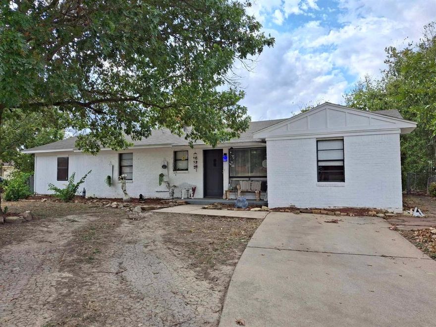 Nestled in a tranquil cul-de-sac, this beautifully updated home combines peace and privacy with convenient access to restaurants, shopping, and city amenities. Renovated in recent years, it boasts modern updates throughout, including a new roof, a hot water heater, and contemporary fixtures. The kitchen shines with granite countertops, a custom backsplash, and a stainless steel refrigerator, offering a blend of elegance and functionality. The bathrooms are beautifully appointed, featuring granite counters, quartz counters, and elegant ceramic tile floors and showers, adding a touch of sophistication. The versatile fourth bedroom can easily transform into a dedicated home office, perfect for remote work or study. Step outside to a fenced backyard designed for privacy and relaxation, complete with a covered patio and storage space—ideal for entertaining, enjoying family time, or creating a haven for pets. This is the perfect opportunity to experience comfort, style, and convenience in a truly serene setting.