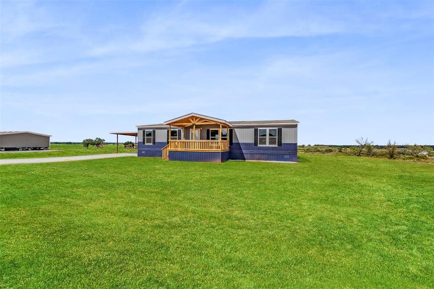 When you walk through the door, it simply feels like home. This stunning brand-new 4-bedroom, 2-bath home blends modern comfort with inviting spaces designed for connection. The open-concept layout creates the perfect setting for cozy family evenings, lively gatherings with friends, or quiet moments to unwind. At the heart of the home, the kitchen truly shines—featuring a spacious island, crisp white cabinetry, and brand-new appliances including a refrigerator, dishwasher, range, and vented hood. Whether you're preparing weeknight dinners or hosting holiday celebrations, this kitchen is ready for it all. Each bedroom offers generous space to relax and recharge, while the primary suite provides a peaceful escape complete with a walk-in closet and spa-inspired en-suite bath. Step outside to enjoy your morning coffee on the 10x18 covered front deck, relax on the 8x8 back deck, and take advantage of the 20x20 carport for added convenience. With a private well, septic system, and a one-year manufacturer’s warranty, you’ll enjoy both comfort and peace of mind. No HOA and horses are welcome!

FHA, VA, USDA, and Conventional financing are all welcome—making this beautiful home ready for your next chapter.

All information is deemed reliable, and the buyer and buyer’s agent are responsible for verifying all information, including but not limited to the status of construction of the home, lot dimensions, easements, school district, and subdivision restrictions. It is the responsibility of the buyer(s) and the buyer(s) agent to verify the status of completion prior to scheduling site inspections. Some pictures may have AI-generated alterations; interior photos maybe of a staged model home.