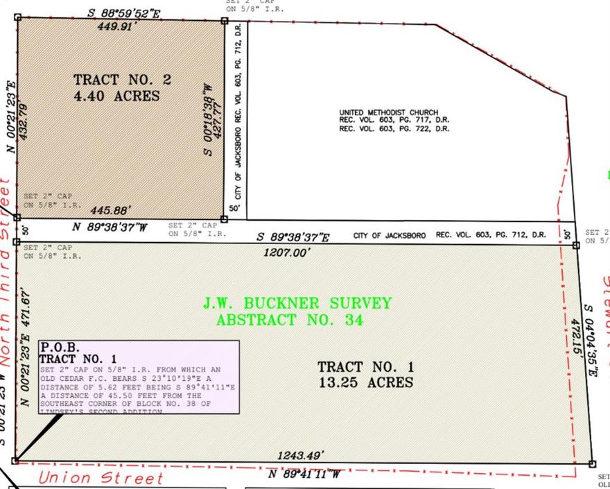 Over Seventeen Acres at Under Six Per SF, at the intersection of Hwy 281 and FM 148 in Jacksboro.  This is some of the most Highly Visible, Desirable and Potential Mixed Use and Flexible Land in Jack County with close proximity to a major hospital, restaurants, car dealership, a bank and so much more.  This listing includes the smallest and the largest of three lots which when combined will total approximately 23.95 acres for future commercial, and potential for mixed use.  Please also look at adjacent property listings for expanded acreage availability and uses.