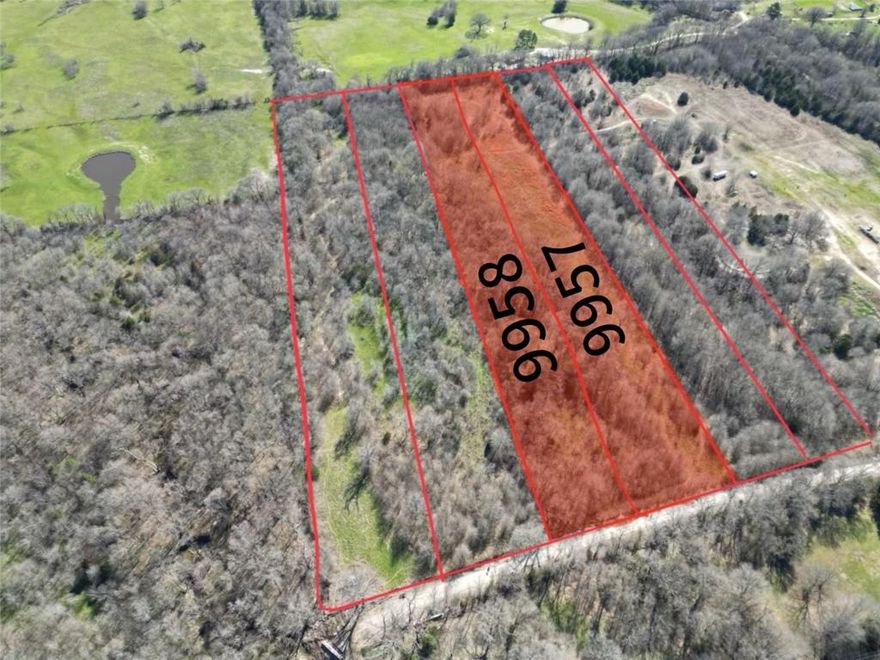 Discover 9.72 acres of opportunity in Kaufman, TX. Plot #9957 and Plot #9958. No zoning or building restrictions, build your dream home or custom retreat. The land features a mix of open space, scattered trees, and gentle hills, offering peaceful country living just a short drive from Dallas. The land is largely cleared of trees, making it ready for your future build with minimal site preparation. Enjoy the best of both worlds quiet rural surroundings with easy access to major highways and city amenities. Please confirm the land on the CAD website. Lots can be sold together or separately. Schedule your tour today !