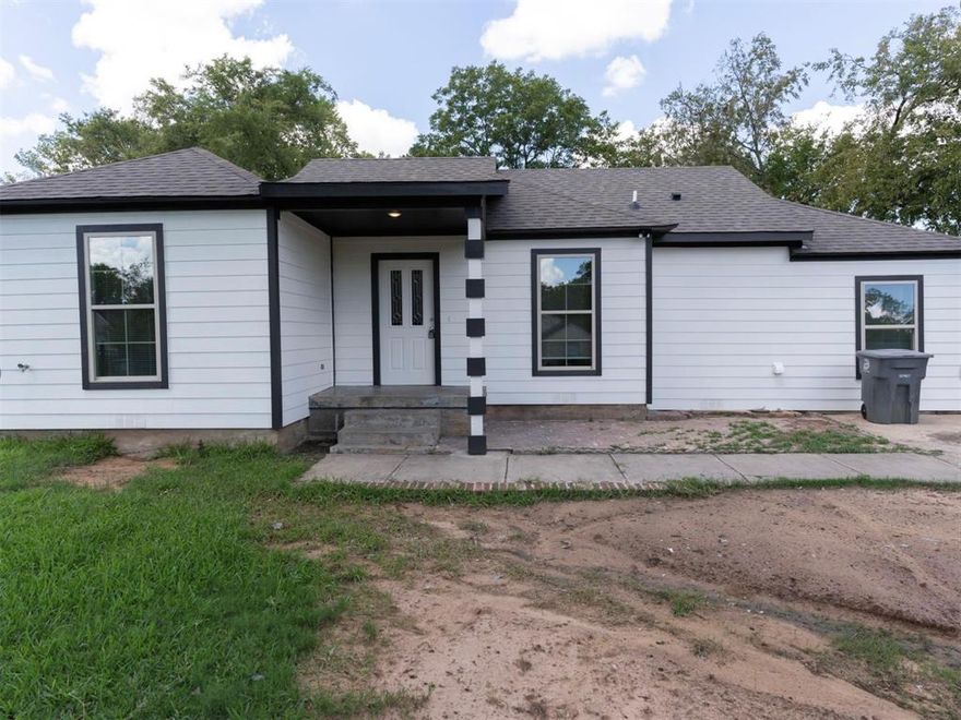 Great home for first-time home buyers! Fully Renovated 3 bed 2 bath home with a large lot. You can access the garage and the back of the home through the front opening of the home. Nestled in a desirable neighborhood, the home offers a pleasant haven for families seeking comfort and convenience. Close to all major highways and shopping centers. This home will not last long and is priced to sell. Sellers are motivated