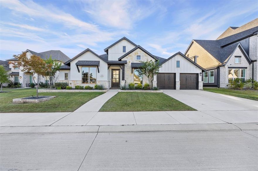 BETTER THAN NEW and move-in ready, this decked out 3,525 sq ft home is tucked inside a gated community and backs to a greenbelt with no rear neighbors, offering added privacy and a peaceful setting.

Skip the wait and uncertainty of new construction, this home is already complete inside and out. The backyard is fully finished and ready for summer, featuring a lounge pool and spa with both heater and chiller, perfect for lower maintenance and costs. Speaking of low-maintenance, the turfed backyard makes for easy upkeep. Less time mowing and more time lounging in your pool with a cocktail in hand. 

This Perry Homes 3525 floor plan offers a well-designed layout with 4 bedrooms, 4.5 bathrooms, a dedicated study, and a media room. Each bedroom includes its own private ensuite bath, offering comfort, privacy, and flexibility for a variety of living arrangements, including extended stays, multi-generational living, or shared housing scenarios.

Vaulted ceilings with large windows enhance the main living area, creating an open and inviting space that flows seamlessly into the kitchen and dining areas and floods the space with natural light. 

The kitchen is equipped with an oversized island, abundant cabinetry, and ample prep space, ideal for both daily use and entertaining.

Upgrades throughout the home include electric blinds in the primary suite and main living area, custom built-ins in the office, a wine and beverage refrigerator, and a whole-home water filtration and softener system.

Located within Midlothian ISD with convenient access to nearby schools. Community amenities include a lake and walking areas. 

Be settled in time to enjoy the backyard this summer!