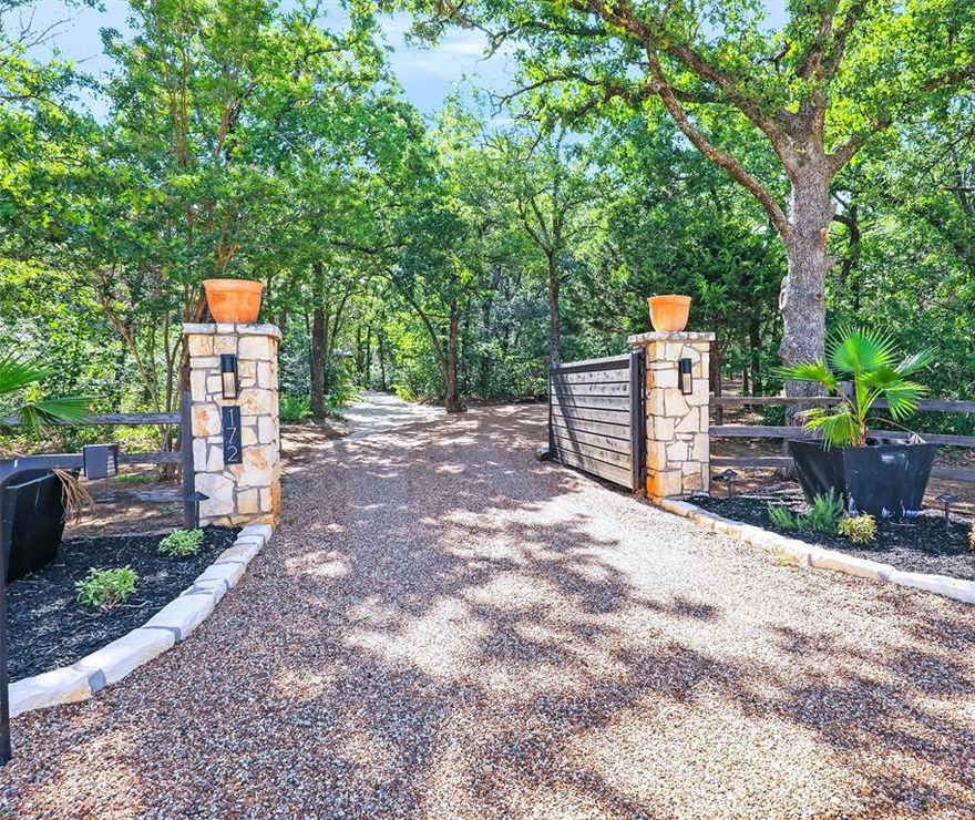 This 5+ acre wooded estate is a haven of rest & retreat! Minutes to DFW Airport, Argyle ISD. Designed to enjoy nature with soaring walls of steel windows & exterior-swing doors that bring the feel of outdoors in! Superior architecture & floorplan combines leisure & functionality. Located in Denton Co. in an ETJ in the city of Bartonville, no city taxes, no HOA and offers extraordinary uses with 6 multi-use living & dining spaces, lg. commercial kitchen, 7 !suites with en-suite baths. Owner's suite has private living space, office, sauna, fireplace & a private entry & view to the resort style setting & wooded forest backdrop with swimming pool-spa, outdoor shower, picnic areas, outdoor kitchen, multiple patios & pavilion style areas, guest quarters and a HVAC gym-sized area with epoxy floor - ideal for a health fitness area, event area or show-garage complete with EV connection. Property has been redesigned & completely renovated for today’s family, in-home on-site business owners, in-home education, and multi-generational living. If you're looking for a floor plan that offer flexible use of spaces, IDEAL for entertaining, in a setting that offer peace and tranquility yet minutes from the acclaimed Argyle ISD, private schools, shopping, and dining, you must see this incredible home and property!