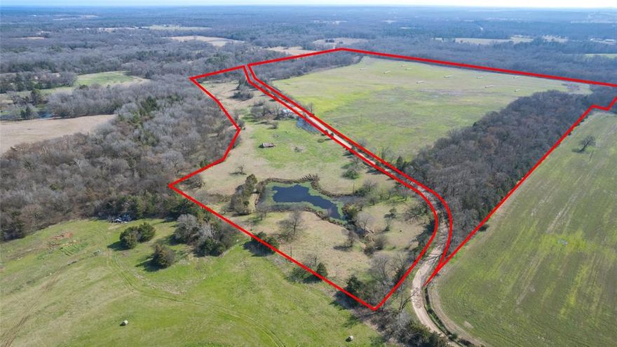 If you are looking for over 100 ag exempt acres of sandy soil to start that new ranch, homestead, recreation, weekend getaway or possible sub divide type place? Here it is!! This property is split by a lightly traveled county road and offers unlimited opportunities. There is approximately 21 acres on one side of road that has a nice stock pond, original farmhouse, old dairy barn, small shed, additional building spots, good grass, seasonal creek and rolling terrain. The other side has beautiful rolling tree lined meadow with good grass and a small amount of woods on each side that allow you to  maintain privacy and offer good wildlife habitat. The slightly rolling hilltop in the middle of the property allows a building spot to overlook entire property. There are NO RESTRICTIONS - NO FLOODPLAIN on this property allowing for the new owner to have the freedom to do it your way! There is approximately. 2300' of county road frontage for multiple homesites and opportunities. Located close to I30 and centrally located between Sulphur Springs, Mount Vernon and Winnsboro that offer shopping, year around festivities and some of the best restaurants in East Texas. Also only a short drive to Lake Cypress Springs for great recreational activities and still within a 90 min drive to DFW. Water service  is provided by Cypress Springs SUD and elector by Wood County Electric.