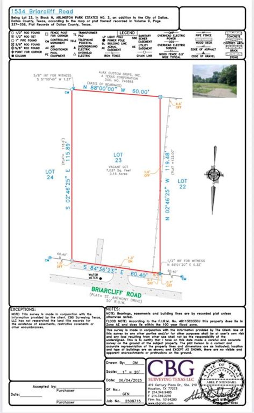 This is a wonderful opportunity to build a duplex in the Medical district. Zoned multi family. Survey available.