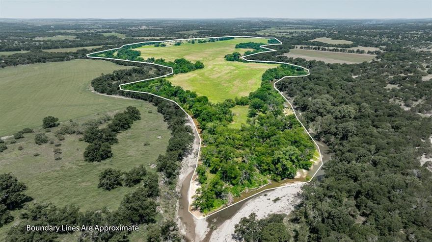 Nestled at the end of a quiet county road, this extraordinary 192-acre property offers a serene blend of natural beauty, history, and potential. Bordered on one side by the Lampasas River and on the other by Simms Creek, this land is truly a rare find. The gently rolling coastal fields are ideal for grazing, hay production, or future agricultural pursuits. Scattered throughout the property are mature oaks and native hardwoods, enhancing the rural charm and offering shade and shelter for wildlife. Two old farmhouses stand as echoes of the past-each with rustic character and the potential for restoration into charming weekend retreats, guest homes, hunting cabins, or ranch headquarters. Whether you're seeking a private family ranch, a recreational haven, or an investment with water frontage on a river and a creek, this property is a unique and versatile opportunity. Abundant wildlife, fertile soil, and sweeping views complete the picture.