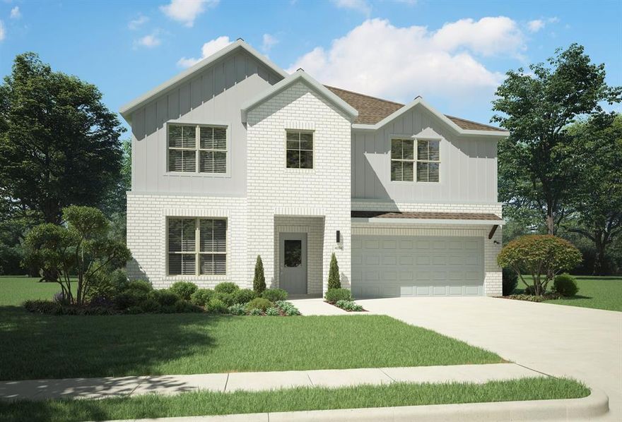 MLS# 21250462 - Built by Trophy Signature Homes - Jul 2026 completion! ~ The Winters plan is tailored to fulfill your requirements currently and for the long term. With five bedrooms, everyone enjoys their own space, accompanied by three bathrooms for added convenience. Impress your guests as you entertain at the central island in the kitchen, seamlessly flowing into the breakfast nook and family room. Meanwhile, guests can enjoy their own entertainment in the game room and media room. The primary suite boasts an outstanding walk-in closet for added luxury!
