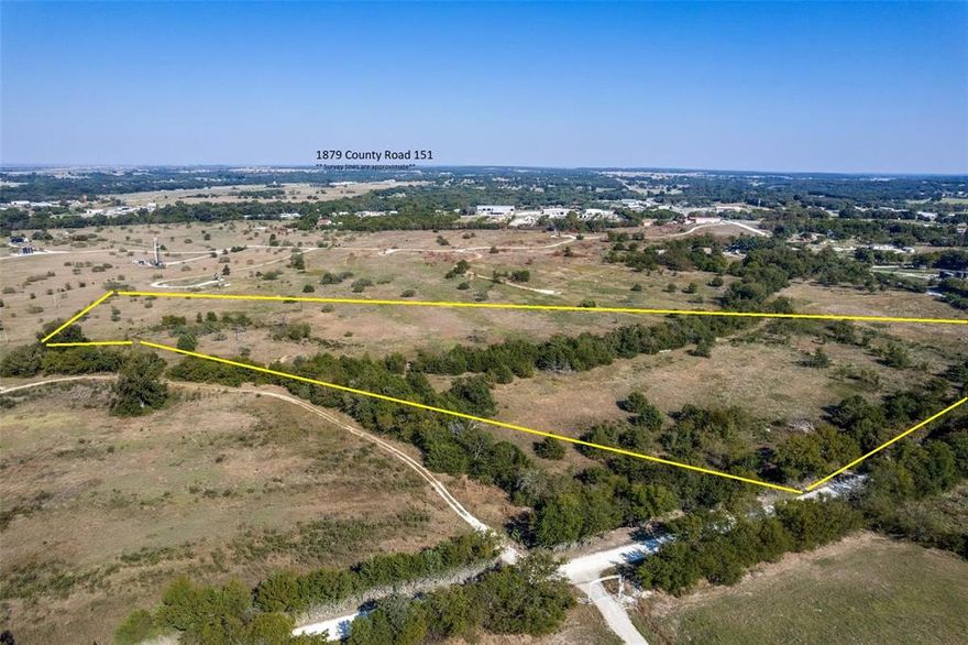 Highlights: 12.5 Acres • Unrestricted & Unzoned • Utilities Available (Water + Electric) • 845 Ft Road Frontage • Ag Exempt with Bees • Private Shooting Range • Horses & Cattle Welcome • Easy Highway Access

Rare and unrestricted opportunity to own 12.5 acres of unzoned land in North Texas at 1879 County Road 151, Gainesville, TX, just half a mile south of US Highway 82. This property offers exceptional flexibility for residential, agricultural, or commercial use—ideal for building a private homestead, developing a business, expanding a ranch or farming operation, or holding as a long-term investment. With no city or zoning restrictions, it’s the perfect blank slate to create whatever you envision. The land features approximately 845 feet of gravel road frontage with an existing culvert entrance for easy access, plus essential utilities already in place—water available at the street and electric service available in two locations. Currently carrying an agricultural exemption with active bee hives producing honey, this tract combines tax advantages with natural charm. Additional amenities include a private shooting range, open pastures suitable for horses or cattle, and gently rolling terrain ready for development or recreation. Located in desirable Cooke County, this property delivers the best of both worlds—peaceful country living and quick access to Gainesville, Sherman, and Denton. Whether you’re seeking unrestricted land with utilities and road frontage, acreage for agricultural use, or an investment property in the fast-growing North Texas region, this 12.5-acre tract offers limitless potential and a truly rare opportunity to control your own future.