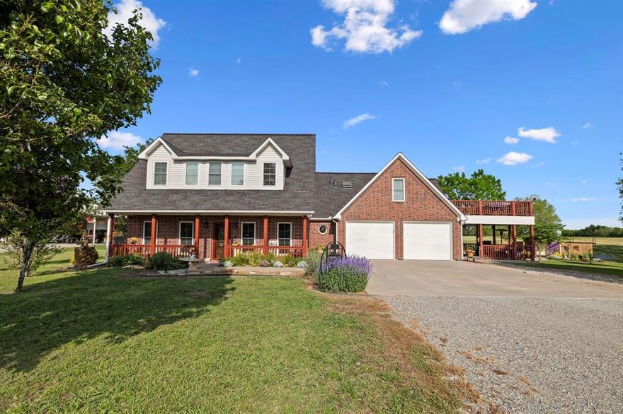 Spacious country property offering versatility, functionality, and room to grow, all set on a well-equipped ranch-style setting. This home features a thoughtfully designed layout with multiple flexible spaces, including a sunroom that can easily serve as an office, and a unique sewing room tucked within one of the bedrooms—perfect for hobbies or additional storage.

The kitchen is enhanced with a double pantry, providing ample storage and convenience for everyday living and entertaining. A private in-law suite with its own separate access offers an ideal setup for guests, extended family, or potential rental use.

The property is equipped with a propane tank servicing the ranch, adding efficiency and practicality. The attached 2-car garage includes an oversized bay capable of fitting a full-size dually truck—an excellent feature for those needing extra space for larger vehicles or equipment.

One of the standout features is the impressive shop, approximately 75x40, with an interior space around 40x60, large enough to accommodate an RV and boat. The shop is also roughed for plumbing, offering endless potential for customization or expansion.

Additional highlights include windows that have been updated within the last 4–5 years, enhancing energy efficiency and overall comfort.

Furniture is negotiable and available for purchase, providing a turnkey opportunity if desired.

This property combines functionality, flexibility, and rural charm—perfect for those seeking space both inside and out.

Square footage, room dimensions, and all property details are approximate and subject to verification by buyer and buyer’s agent.