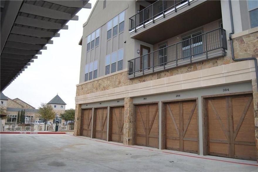 Don't miss out on this condo in highly desirable Castle Hills located in the heart of the community within the Village Shops. Condo has 2-bedrooms, 2-baths, large living open to kitchen with granite countertops.  Baths also have granite, both with dual sinks and plenty of space for storage.  Hardwood floors, carpet only in bedrooms. This is ready to enjoy, steps away from many amenities in the shops including dining, parks and lake.  HOA fee's are included in monthly rent. Garage parking space is 305 and covered parking space is 305.