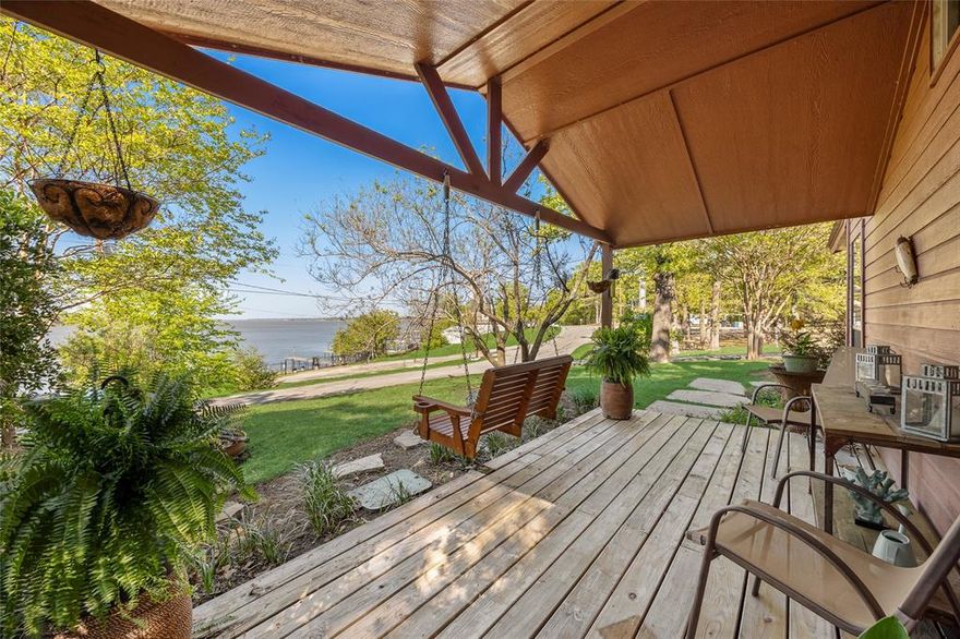 Lake Views, Flexible Space & Easy Access to the Water!
Beautiful lake-view home offering comfort, character, and flexibility for full-time living or the perfect family retreat. This inviting property features rough sawn beamed vaulted ceilings in the living room, energy efficient upgrades, low-E windows, and a cozy wood-burning fireplace that creates a warm, welcoming atmosphere. Granite countertops in the kitchen and baths, along with a walk-in pantry, provide both style and convenience. The durable metal roof adds peace of mind, while the 1-car garage offers excellent versatility as a garage, game room, or possible 3rd bedroom. A 2 car carport provides additional covered parking, and a two porches to enjoy the lake. With beautiful water views and a pier and boat ramp just across the street, this home is ready for weekend escapes or everyday lake living.