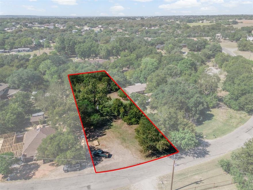 Are you looking for your PERFECT WATERFRONT building lot?? this is oversized 16,987sf lot with mature trees and waiting for your NEW HOUSEPLANS.........Bring your fishing poles, jet skis, kayaks, canoes.......10 minutes from Granbury's hot spot town square with restaurants, shopping and entertainment or 30 minutes from established Weatherford, TX!!! Low HOA dues at $250 a year and NO CITY TAXES........Does it get any better than this??? Communty offers pool,  parks, fishing pier, basketball court, boat ramp and clubhouse for rent........ 3bed 1 bath house next door for sale too mls 21091088