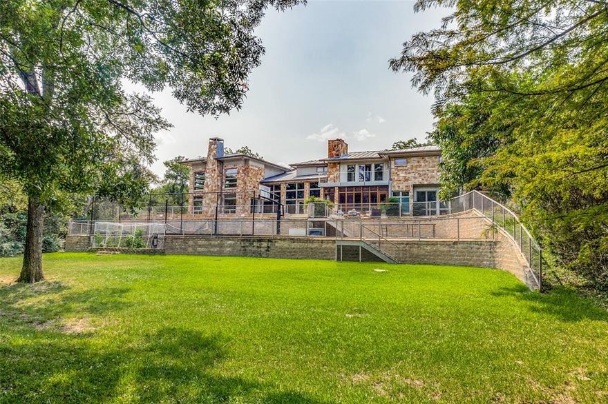 Grand home custom built by English Heritage Homes. A timeless construction with gallery room dining and floor to ceiling windows in main living.  This home has all of the bells and whistles including 4 fireplaces, 2 laundry rooms, wet bar, office, study, work out room, gourmet kitchen with stainless steel appliances and expansive pantry.  Upstairs primary bedroom has a private sitting area with fireplace and deck. All bedrooms have a private bath.
The 1.72 acre backyard is a tree wooded paradise adjacent to the White Rock Trail. Also included is a screened porch with built in grill, fire pit, swimming pool, sport court, sprinkler system, and Mosquito Nix system.
This amazing home is complete with standing seam metal roof, 5 Trane HVAC units, Cat 5 wiring, and a 3 car garage. 
A one of a kind estate on an outstanding lot in the Strassbourg Estates.  All showings are agent to meet.