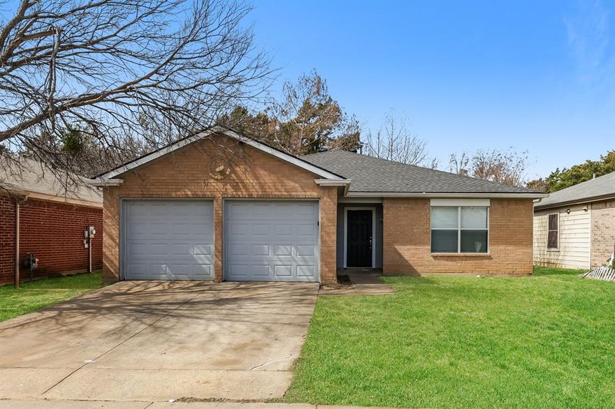 Enjoy the comforts of home in this adorable three bedroom, two bath home with spacious family room with fireplace. Neutral paint and floors throughout. Nicely appointed kitchen with stainless steel appliances.