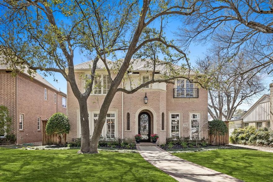 2721 Westminster offers an ideal floorplan in HPISD and is zoned to highly sought-after Boone Elementary. Built by Terry Woldt in 1999, this home features four spacious bedrooms upstairs, four full baths, and a large bonus room over the attached two-car garage; perfect as a fifth bedroom, playroom, or gym.

Downstairs includes a private study, formal living and dining rooms, and a separate wet bar that leads into a generous den with a fireplace—creating great flow for entertaining. The light filled kitchen features granite countertops and opens to both the den and an oversized breakfast area. A convenient half bath and both front and back staircases add to the home’s thoughtful layout.

The backyard is a true highlight, with a sparkling pool, an expansive patio deck with fireplace, and a charming cabana with an open-air mini kitchen—perfect for outdoor dining and relaxation. Conveniently located to Snider Plaza, Burleson Park & Central Market, this home combines comfort, function, and location - welcome home!