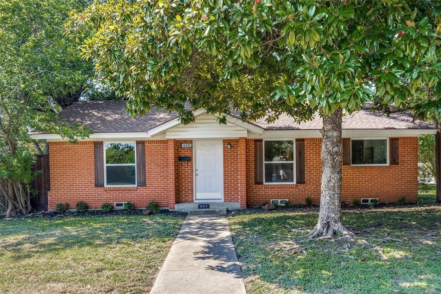 Updated and movein ready.  Step inside this beautifully updated home where thoughtful renovations meet timeless charm. The centerpiece of the home is the remodeled kitchen, featuring Quartz countertops, sleek cabinetry, and high-end appliances. 2024  improvements include a new roof, updated electrical service, energy-efficient windows, as well as foundation and plumbing work. Inside, refinished wood floors and a fresh coat of paint bring warmth and style throughout. The primary bathroom offers a spa-like retreat for relaxation. Outside, enjoy a covered patio overlooking a pool-sized yard, with a detached two-car garage for added space and functionality. Set on a desirable corner lot, the property is zoned to award-winning Hexter Elementary, with a brand-new building underway. Just minutes from White Rock Lake, you’ll have access to scenic trails, boating, kayaking, and a dog park. Restaurants, coffee shops, and everyday shopping are close by, making this home the perfect blend of convenience and lifestyle.