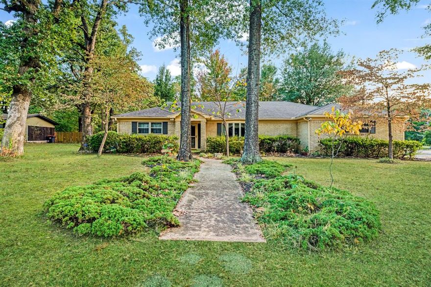 Welcome home to this charming 3-bedroom, 2.5-bath property offering over 2,400 square feet of comfortable living space on a spacious corner lot. Inside, you’ll find a sizeable formal living and dining room off the entry. Plus a cozy den that opens to the kitchen and breakfast area—just right for family gatherings and holiday meals. The split-bedroom layout provides extra privacy, with a roomy primary suite featuring double closets and a built-in dresser. A large utility room with half bath and attached interior storage add plenty of convenience, along with the 2-car garage. Step outside to enjoy the fenced backyard with patio, perfect for relaxing or entertaining. The detached shop is a great bonus—complete with electricity, a concrete floor, and two overhead doors, ready for projects, storage, or hobbies.