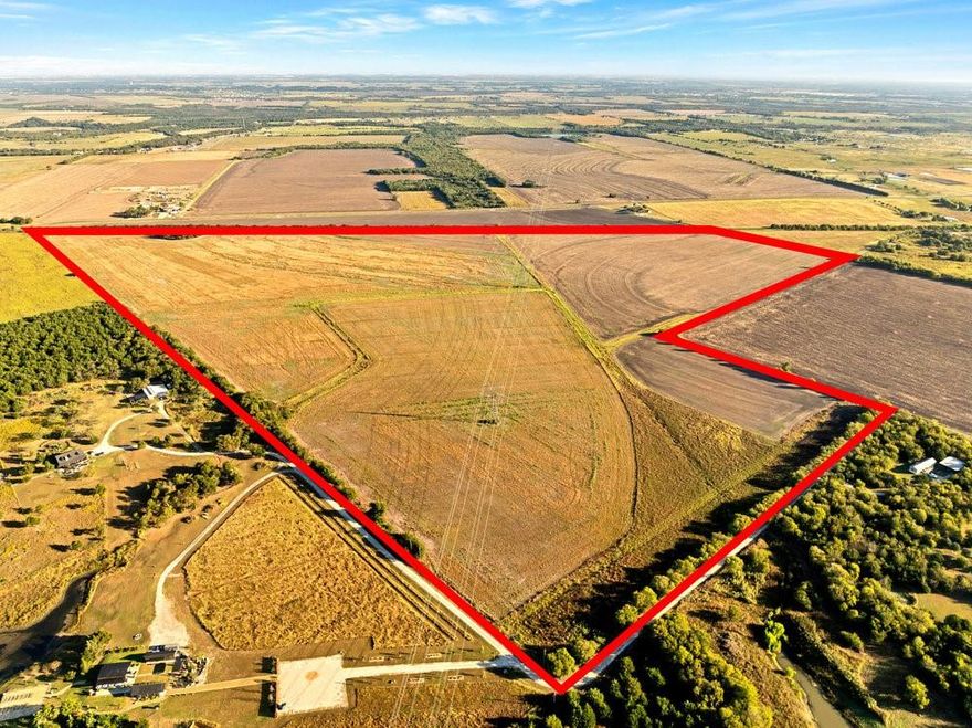 Over 143 Acres of land, currently being leased to harvest crops on a year-to-year lease. Great location for future investment or development.