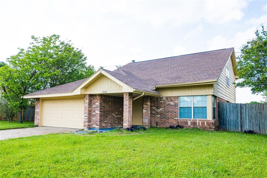 Classic brick home on a large, tree-shaded lot with great layout and several key updates already done. Kitchen has been refreshed with white cabinetry, granite countertops and wonderful appliances. Two bathrooms updated with vanities, fixtures, and tile surrounds.Tile flooring in kitchen and bathrooms. Two-car attached garage. Mature landscaping and established trees give the lot good character. Property shows well and is move-in ready with room for a new owner to add personal touches over time.

Positioned between Dallas and Fort Worth, the home allows for straightforward commuting with nearby highway access. You’re also within a short drive of a wide range of attractions, including local entertainment venues, shopping centers, and outdoor destinations.

Nearby options include water parks, live events, horse racing, major stadiums, and well-known theme parks. For shopping and dining, there are multiple retail hubs and cultural centers close by. If you prefer the outdoors, Joe Pool Lake and surrounding parks offer space to unwind, hike, or spend time on the water.

This property is a solid option for someone looking for a well-located home with practical features and access to a wide mix of amenities.
