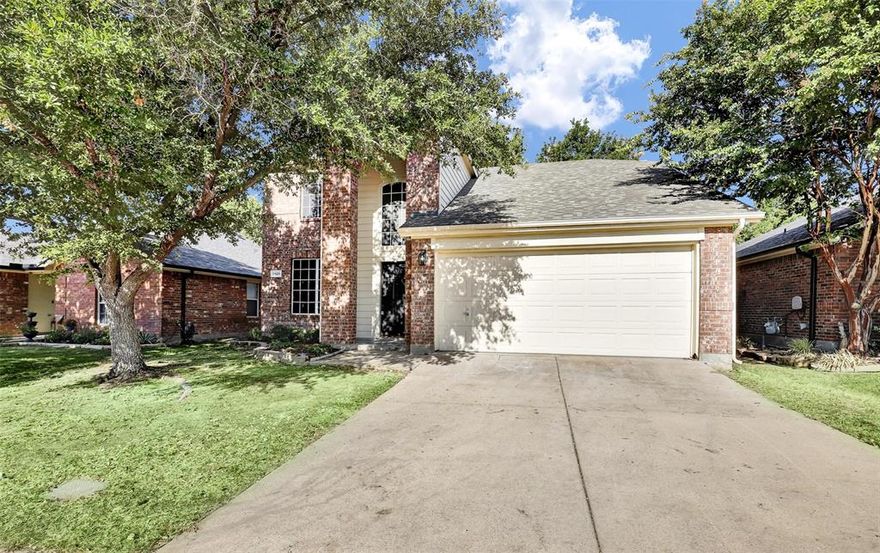 Located in the highly coveted Keller ISD, this 4 bedroom, 2.5 bath, with an office home boasts plenty of beautiful updates!  The first floor houses the primary bedroom, half bath, and office while all other bedrooms can be found on the second.  The primary bedroom features a huge walk in closet, separate shower and garden tub, and his and her sinks! Updates include new interior paint, granite counter tops, new back splash and stainless steel appliances in the kitchen, all new light fixtures, sinks, and bedroom flooring!  The back yard is fenced for privacy and offers an open patio and established trees. Located just 4 minutes from the Down Town Keller area and highway 377-this isn't one you'll wan to miss!