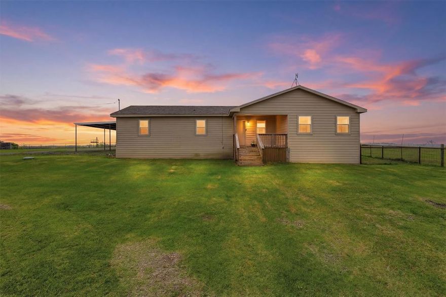 Discover your own slice of peaceful country living on this beautiful one acre property! Designed to meet a variety of needs, the land features a fully functional barn complete with 8 stalls, water, and electricity; perfect for horses, goats, llamas, hobbies, or additional workspace.

The charming farmhouse offers 3 spacious bedrooms, each with its own private full bath, providing comfort and privacy for everyone. The primary suite is a true retreat, featuring a beautifully updated ensuite with a relaxing soaking tub and separate shower.

This home is move in ready while offering the perfect opportunity to add your personal touch. Priced with room for updates, it’s an ideal canvas to create the home you’ve always envisioned.