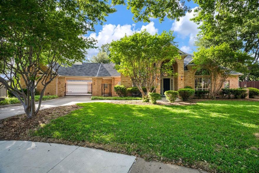 Welcome to 4637 Gladys Court in Plano, Texas—an exceptional home on an oversized cul-de-sac lot in a highly desirable location. Designed for both everyday living and entertaining, this light-filled home features an open-concept layout, stainless steel appliances, and a built-in refrigerator anchoring the kitchen. An executive study offers the perfect work-from-home space, while a custom-built private theater creates an elevated at-home entertainment experience. Each bedroom includes a private en-suite bath, providing comfort and privacy for all.

Step outside to your private backyard retreat with a sparkling saltwater pool and ample space to relax or entertain. The electric gated driveway and porte-cochere add both convenience and elegance, while a whole-home generator offers added peace of mind. Ideally located near top-rated schools, shopping, dining, and major highways, this move-in ready home blends luxury, functionality, and prime west Plano living.