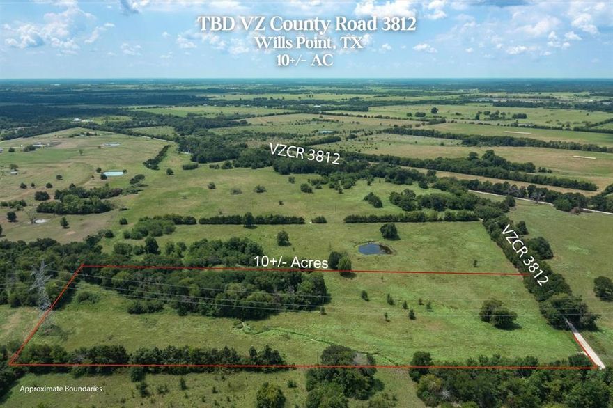 Homesteader’s Dream — 10± Acres of Peaceful East Texas Countryside. Embrace the quiet simplicity of country living on this 10± acre tract surrounded by large ranches and open land—a true hidden gem offering privacy, space, and freedom to live life your way. Whether you’re ready to build your dream home, bring your manufactured home, or start your own small farm, this property provides endless possibilities for the rural lifestyle you’ve always wanted. Perfectly located just 1.2 miles to County Road 3812 (all-weather road), then 2.1 miles to FM 2728 (to Terrell) or 2.5 miles to FM 751, you’ll enjoy convenient access to town amenities while keeping that sought-after peace and seclusion. The land features scattered mature trees, open pastures, and no known restrictions, allowing you to bring your horses, cattle, chickens, and all your animals without limitation. Enjoy the balance of country living and convenience—only 45 minutes to Dallas, 1 hour to Tyler, and minutes from Lake Tawakoni for fishing and recreation. MacBee Water is the local provider, and one water meter has been purchased and is in the process of being installed, making it easy to start building or developing right away. Whether you’re looking for a private homestead, small ranch, or weekend escape, this East Texas property offers the space, flexibility, and tranquility that define true country living. Additional acreage available—can be purchased as part of the full 58± acre offering.