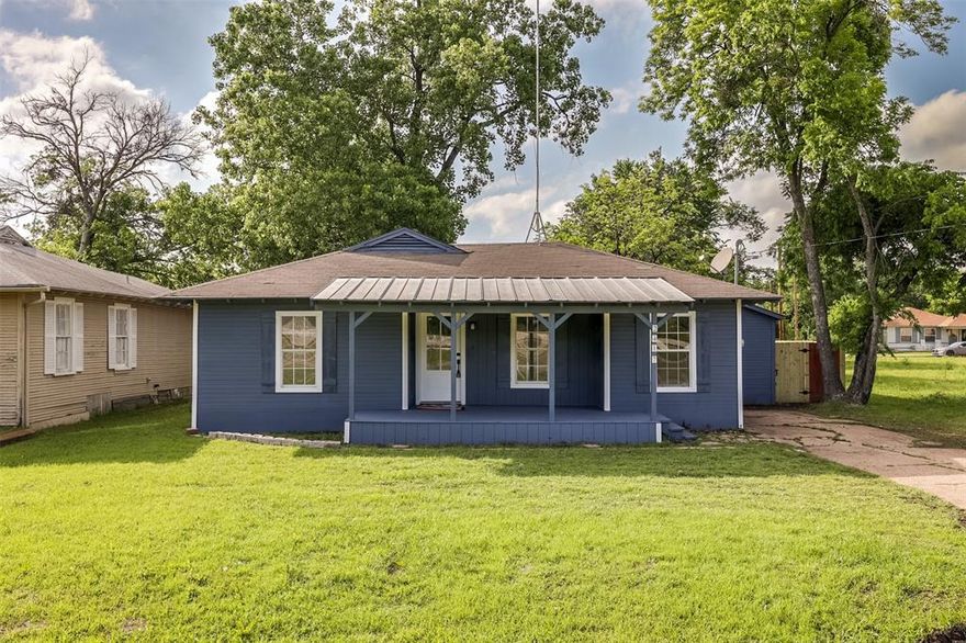 Move-In Ready Describes this Charming 2 Bedroom, 1 Bath Home Located in the Highly Rated Caddo Mills ISD. Enjoy an Open Floor Plan with a Large Living Room, 2 Dining- Flex Rooms, with Fully Renovated Kitchen and Bathroom and Generously Sized Bedrooms. Kitchen Features Ample Cabinet and Counter Space, and New Kitchen Appliances - Electric Range and Built-In Microwave. 
This Home has been Thoughtfully Updated Throughout, Including New HVAC, Fresh Paint Inside and Out, All New Flooring, Brand-New Cabinets, Quartz Countertop, New Fixtures and Lighting. Nice Size Backyard AND a Handy 11x11 Shed for Extra Storage.
Offers Access to I-30 for a Quick Commute to Dallas and the Broader DFW Metroplex, While Providing Small-Town Living - Near Local Parks, Lakes, and Other Recreation. This Beauty is Just Waiting for You to Call it Home!
