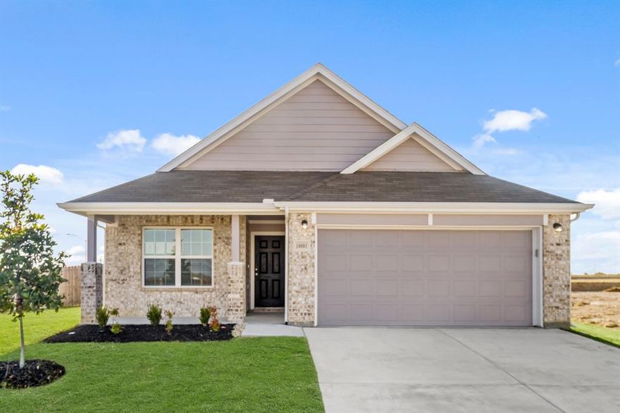 Welcome to The Retreat at Fossil Creek, one of Legend's newest communities in Fort Worth, TX! The Ravenna floor plan is a charming 1-story home with 3 bedrooms, 2.5 baths, study, and 2-car garage. This home has it all, including privacy blinds and vinyl plank flooring throughout the common areas! The gourmet kitchen is sure to please with 42-inch cabinetry, granite countertops, and a box window at the dining area. Retreat to the Owner's Suite featuring a beautiful bay window, double sinks with granite countertops, a separate tub and shower, and a walk-in closet. Enjoy the great outdoors with a covered patio! Don’t miss your opportunity to call The Retreat at Fossil Creek home, schedule a visit today!