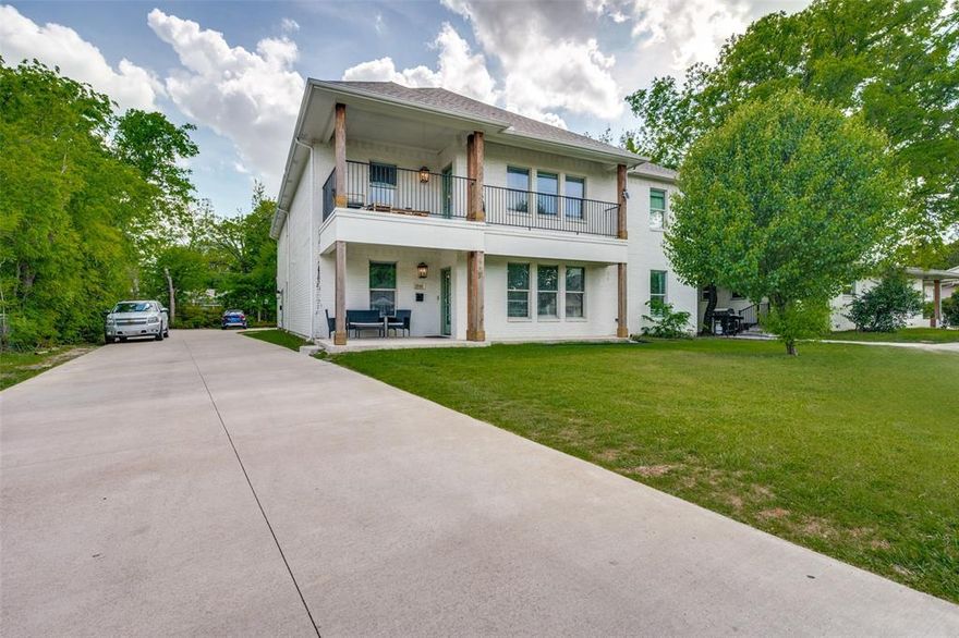 Exceptional investment opportunity in a highly sought-after location near TCU! This newer-construction duplex, built in 2018, offers a rare combination of scale, stability, and strong returns. Each side features 6 spacious bedrooms and 6 full bathrooms, for a total of 12 bedrooms and 12 bathrooms—ideal for student housing or high-demand rental use. Both units are fully leased with long-term occupancy in place—one through Summer 2027 and the other through 2028—providing immediate and reliable cash flow. With an impressive cap rate near 7% and consistent rental history, this property delivers strong, stable income with low vacancy risk. Tenants enjoy a prime location just minutes from TCU, as well as nearby shopping, dining, and entertainment options, making it an easy choice for continued leasing demand. Modern construction means lower maintenance costs and increased appeal to today’s renters. If you’re looking to expand your portfolio or secure a turnkey income-producing asset in a great location, this duplex should be at the top of the list. Full financials are available upon request.