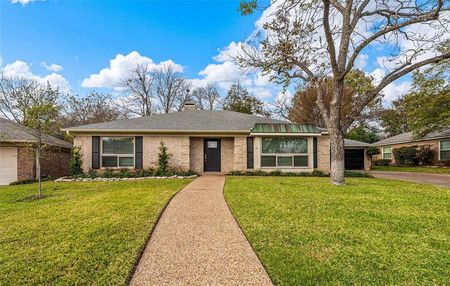 Recently updated with lovely, high-end finish-out, this charming Chimney Hill home offers everything you could wish for and nothing you don't need!   -----   Tucked at the top of a cul-de-sac within Waco's premier patio home neighborhood, Chimney Hill, that is revered for it's tree canopied streets, winding, walkable roads, and tranquil, secluded nature, this wonderful retreat expertly pulls double duty as a primary residence or a second home!   -----   With updates to the landscaping, flooring, paint, both bathrooms, and kitchen; the typical trade off required to secure a home in this coveted neighborhood with the requisite remodel required post closing is no longer a concern!  Across its 2,085 square feet, the home flows superbly, is bathed in natural light, and offers a rare, move-in opportunity!  Showcasing a central, open kitchen which has direct sight of the formal dining room (or is it a sitting room, the large living room, and spacious breakfast room; this is the PERFECT balance between an open floorplan and one that keeps some walls intact for furniture and decor placement.   -----   At the back of the home, the generous primary suite offers two walk-in closets, patio access, separate vanities, loads of storage, and an enormous, walk-in shower.  Across the home, separate by the inviting, central fireplace, the two guest rooms are equally well sized while remaining private in their own right.   -----   Outside, the picture perfect patio is itself, bathed in light, but neatly tucked beneath mature trees.  Just enough private yard remains for pets of all sizes while the neighborhood's abundant green space offers additional play space!   -----   All in all, this special property will appeal to those in the know.  With 'downsizing' a more and more popular trend, you'll want to act fast and seize this amazing property before it's too late!  Call or text for your exclusive showing today!