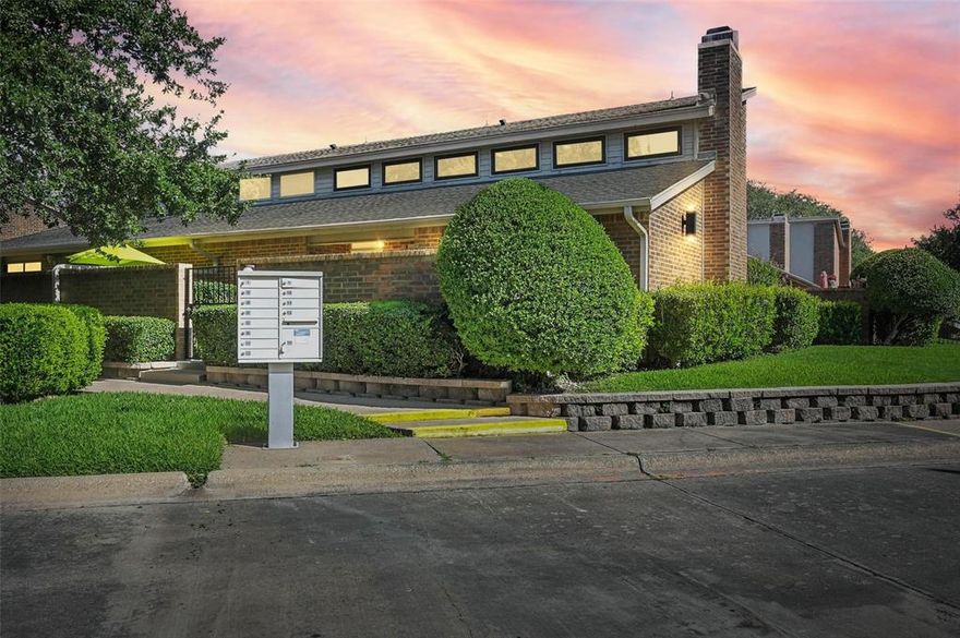 Newly Updated Townhome in the highly sought after Timber Creek Edition-Benbrook, TX.

 Welcome home to this stunning 1-bedroom, 1-bathroom townhome with a spacious loft, perfect for a home office, creative studio, or cozy reading nook. From the moment you step inside, you'll notice the fresh modern updates and natural light pouring through the beautiful windows throughout. This home features: fresh plush carpet and stylish wainscoting. Updated paint throughout for a crisp modern feel. A bright, open layout with soaring ceilings. Quartz countertops and stainless-steel appliances that elevate the kitchen’s modern appeal. The open layout is enhanced by beautiful laminate flooring, blending warmth and style in every room. Parking is easy with two dedicated, covered spaces right outside your front door and an HOA that covers the exterior and roof maintenance which makes this home as low-maintenance as it is charming along with lawn care being included, giving you more time to relax and enjoy the peaceful well-kept community. Refrigerator stays with the townhome!. Whether you’re looking for your first home, a downsizing option, or an investment property, this home checks all the boxes. Nestled in a quiet, established neighborhood in Benbrook, Timber Creek offers both charm and convenience- Conveniently located near I-20 and the Benbrook YMCA, this is truly a must-see property that combines comfort, style and simplicity. Don’t miss this rare opportunity to own a move-in ready sophisticated townhome.