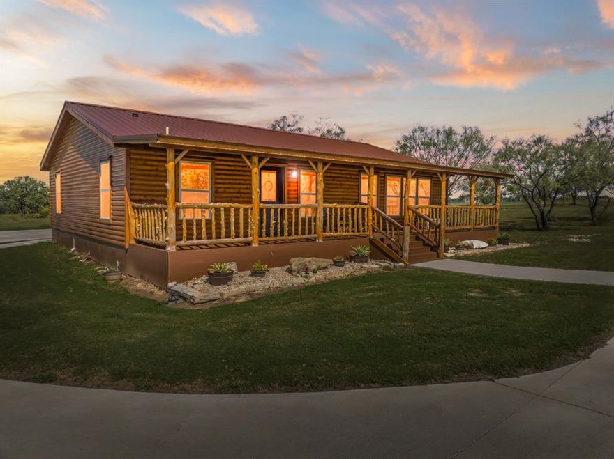 617.69 acres located on FM 1241 just west of Purmela in Coryell County. Cow House Creek forms the southern boundary of the property with approx. 4,400 ft of beautiful rock-bottom frontage. The land offers a 160 ft elevation change with rolling terrain, scenic views, bluffs, ravines, and seasonal branches. About 35 acres are farmable, and the property has 4 stock tanks and 3 water wells, 2 with solar power.
The ranch has excellent improvements. The main home is a 3 BR 2.5 BA cabin built in 2022 with approx. 1,400 sq. ft., a front porch, and a detached 2-car garage. Additional lodging includes a 1 BR 1 BA cabin, two small cabins each with bathrooms, a nostalgic camper trailer, and a tree house for kids or grandkids. A central kitchen-gathering area,  a outdoor kitchen, men’s and women’s restrooms with showers and Air Conditioning & Heat, making it ideal for family or group events. The main workshop includes 2 storage rooms with 2 BR 2 BA guest suites above. Other outbuildings include a 24x12 storage, 30x24, and 40x60 metal building. There is also a chicken coop and garden area.
This property is designed for both recreation and relaxation. It offers multiple homesites, excellent water, and diverse topography with open pasture, wooded areas, and creek frontage. It is perfect as a weekend get-away, hunting and recreation retreat, or future forever home. Centrally located, the ranch is approx. 20 minutes from Evant, Hamilton & Gatesville, 1 hour from Waco, Temple, Stephenville & Brownwood, 1.5 hours from Austin, and 2 hours from Fort Worth.