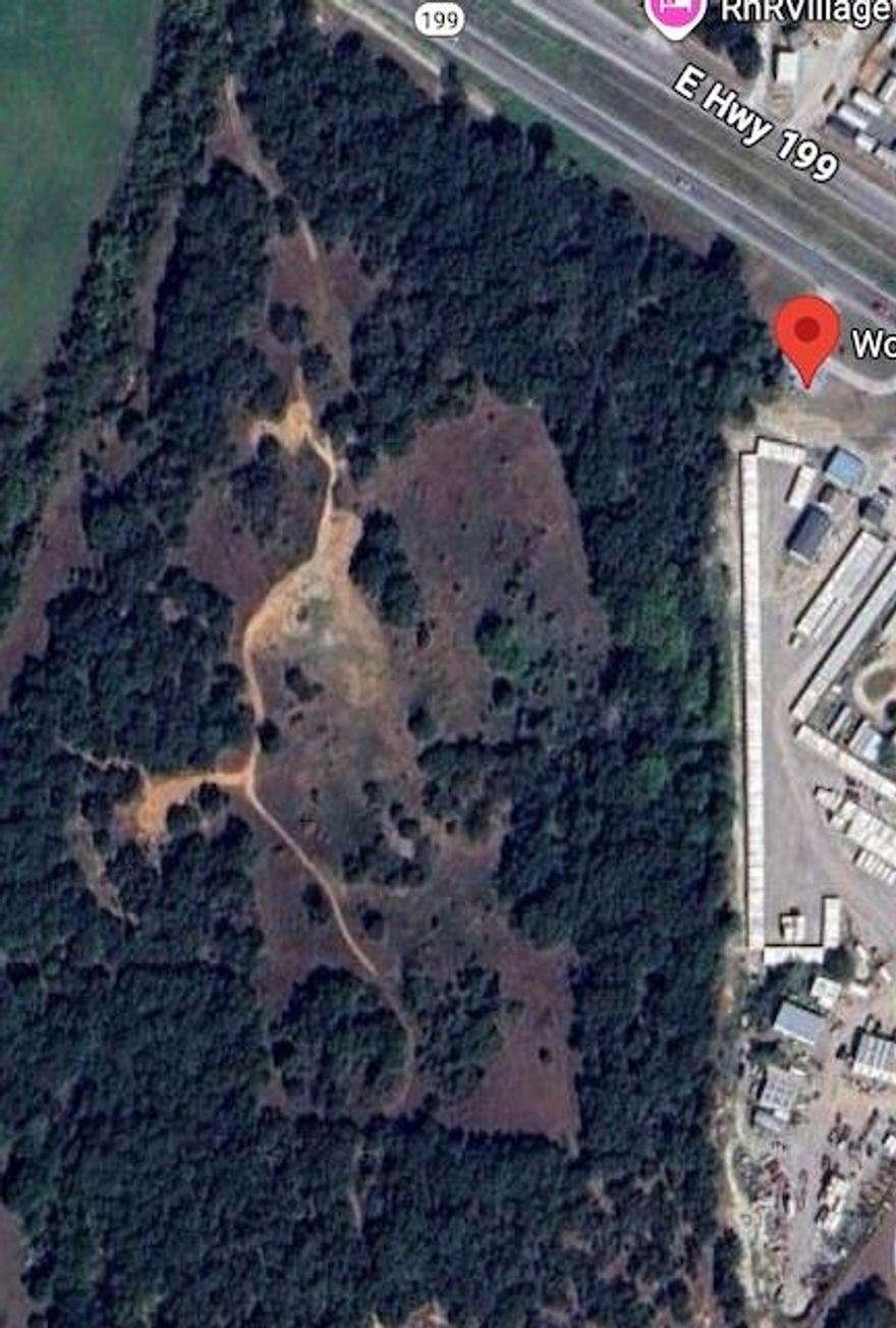 Don’t miss this rare opportunity to own prime commercial acreage with unbeatable visibility — featuring over 800 feet of frontage on East Highway 199. Perfectly positioned along a high-traffic corridor, this property offers excellent access and exposure for your next business, investment, or development project. Whether you’re planning a retail center, restaurant, office, or mixed-use site, this land provides the visibility and drive-by traffic your business needs to thrive.
Bring your vision — the possibilities are endless with this high-profile location on one of the most traveled highways in the area. Road frontage is commercial, back of property looks to be zoned for single family residential.