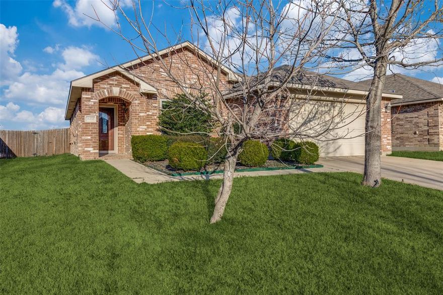 Enjoy comfortable living in this well-maintained 3bed 2bath home featuring granite countertops and durable ceramic tile in all wet areas. Freshly updated with new carpet and interior paint throughout, the home feels clean, bright, and move-in ready. New Windows and exterior doors. Roof Replaced in 2023. The spacious backyard offers plenty of room to relax, entertain, or play. Located in a desirable master-planned community with access to a neighborhood playground and community pool, this home is ideally positioned in the growing Justin, North Fort Worth area near the Alliance Corridor. Enjoy quick access to major highways, top employers, and a wide variety of dining, shopping, and entertainment options, all just minutes away.