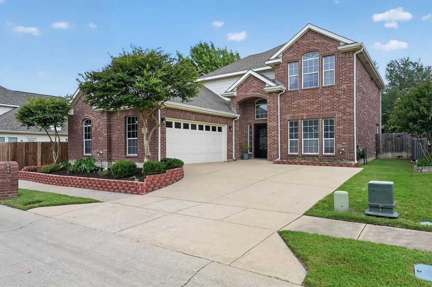 Exceptional and renovated Craig Ranch home that has a dream backyard with pool and spa! FRISCO ISD! This home boasts an updated kitchen with new SS appliances, painted cabinets, backsplash, sink, and more. Beautiful brick fireplace, wrought iron front door, new LVP flooring, new luxury carpets upstairs, updated staircase and railing, and updated full size laundry room. Primary Bedroom has an added sliding glass door to the outdoor living area and the primary bath features a BRAND new tub, seamless shower, tile, and updated vanity. Backyard features a pool and spa, extended patio, and zero maintenance turf that is pet friendly. Stackable washer and dryer to stay. Live the dream in Craig Ranch that is surrounded by a TPC golf course, jogging and walking trails, community pools, dog parks, and playgrounds! Minutes from popular District 121, shopping, restaurants Hwy 121, and Hwy 75! Roof 2022, HVAC 2022 and 2024! Please see Updates and Feature Sheet.