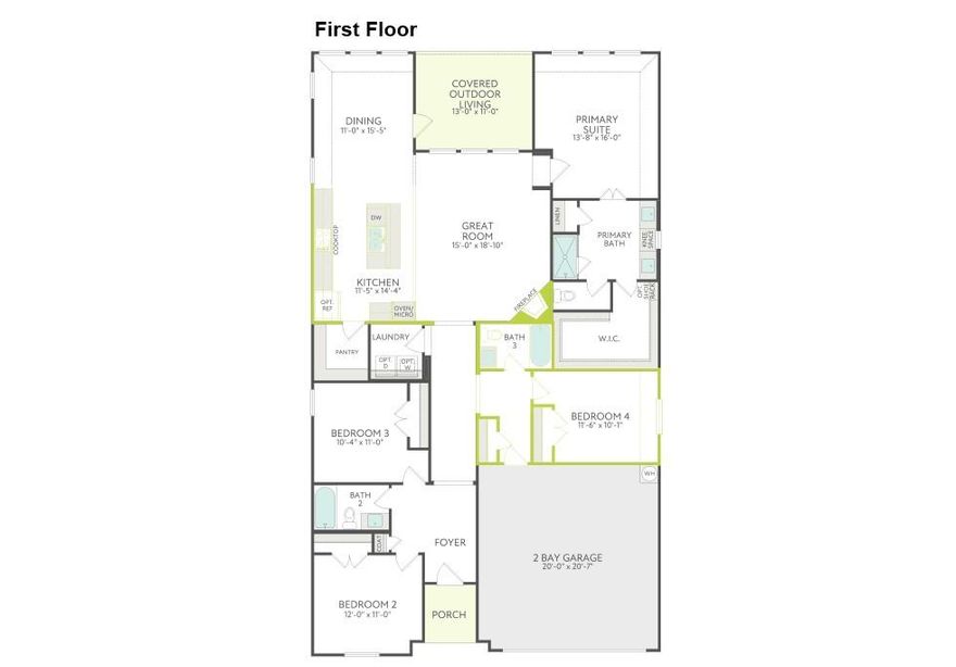 MLS# 21218999 - Built by Tri Pointe Homes - Ready Now! ~ The Mila offers 4 bedrooms, 3 baths, and a luxury kitchen that anchors the home’s open, inviting layout. With a cozy fireplace, 8' interior doors, and thoughtfully designed living spaces, it’s built for comfortable everyday living.
