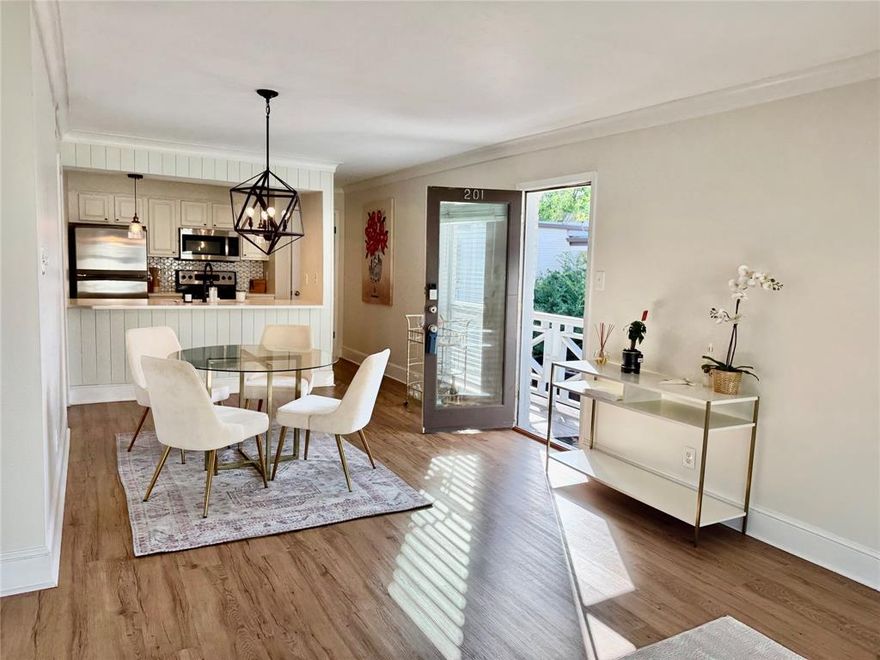 Coveted corner home overlooking a canopy of mature trees from every balcony. This rare three bedroom condo with each bedroom having their own access to the wrap around style porch. Welcome your friends and family to Bella Gardens with resort style amenities featuring one of the most beautiful pools and private cabanas for lounging, an outdoor courtyard with a fireplace and outdoor grilling area to entertain year round. Large living room opens to dinning and kitchen. Renovated baths, fresh paint, new carpet and numerous updates thru out. This location can not be beat with the best of Dallas just minutes from your doorstep. Zoned for the highly rated Mockingbird Elementary school that has recd. numerous awards including being a National Blue Ribbon School. Biking and walking trails, Central Market and Tom Thumb flagship grocery stores, SMU and fantastic local shops and restaurants. Easy access to Central Expressway and quick 10 minutes to downtown Dallas.