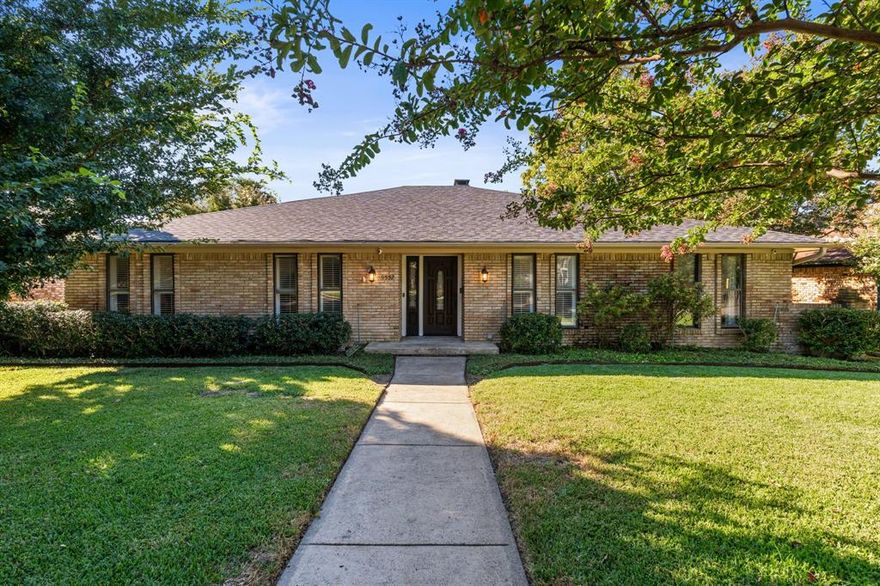 Do not miss this chance to own a beautifully updated, single-story home in East Dallas. With four bedrooms and an open floor plan, you are sure to fall in love with all the unique details. Stainless steel appliances, wood and tile floors throughout the house, a remodeled kitchen and bathrooms, plantation shutters, a master-room fireplace, and a stained-glass skylight are just some of the highlights of this home. Get the benefits of updated luxury with a spacious front yard and mature trees. Located in the sought-after Richardson ISD, this home has easy access to highways and shopping.