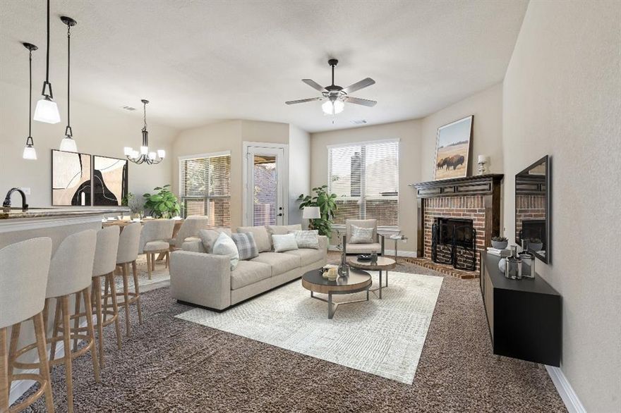 Looking for a multi-generational home in Saginaw, TX near Eagle Mountain-Saginaw schools? This is one of the largest homes in the neighborhood and IT'S PRICED THE LOWEST PRICE PER SQFT, making it a smart investment and an ideal fit for multi-generational living. A 3 car garage provides plenty of room for vehicles and storage, while 4 bathrooms mean no more conflicts over the shower or toilet! All bedrooms are very spacious with large closets.  The primary suite is conveniently located downstairs for privacy, and upstairs you’ll find a spacious flex living room perfect as a second living area, tech and gaming space for teens, or a retreat for younger children.

Designed with today’s lifestyle in mind, this home offers bright, open living areas with natural light throughout. The backyard provides just the right amount of space to play without the burden of heavy upkeep. The corner office with a view downstairs is perfect for professionals who work from home, and is located in a highly sought-after neighborhood known for strong investment potential, with schools, parks, and amenities nearby plus easy access to 287 and 820. Additionally, a community pool is part of the HOA.

If you’re focused on long-term value for investment and creating the perfect space for your family, this home delivers both.