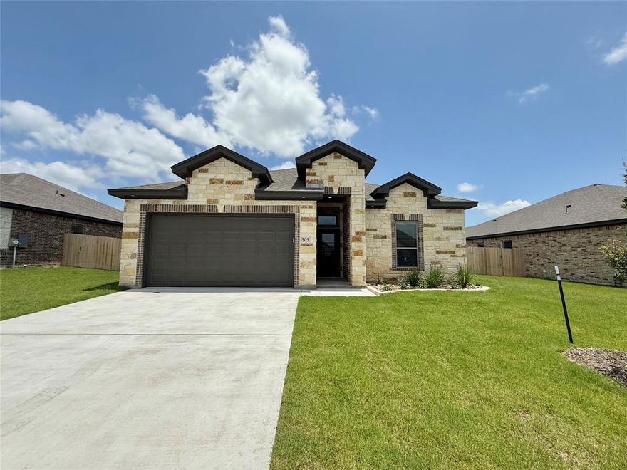 This delightful 3-bedroom, 2-bathroom Bartlett plan offers an invitation to a lifestyle of ease and elegance.
As you step into the open-concept design, you'll be greeted by a sense of spaciousness that enhances the overall living experience. The heart of the home is the well-appointed kitchen, seamlessly integrated into the living space, making it perfect for both daily living and entertaining guests.
Each guest bedroom boasts generous dimensions, providing plenty of room for furnishings and personal belongings. The master bedroom features a vaulted ceiling that adds a touch of grandeur, and the spacious master closet provides ample storage for your wardrobe and accessories.
Indulge in luxury within the master bathroom, where a large walk-in shower with a zero-threshold entry creates a spa-like atmosphere. This thoughtful design not only adds convenience but also exudes modern elegance.
Additional top-tier finishes include custom soft-close cabinets and drawers, wood-look ceramic tile flooring, ceiling fans in the family room and bedrooms, crown molding, energy-saving spray foam insulation, and much more.