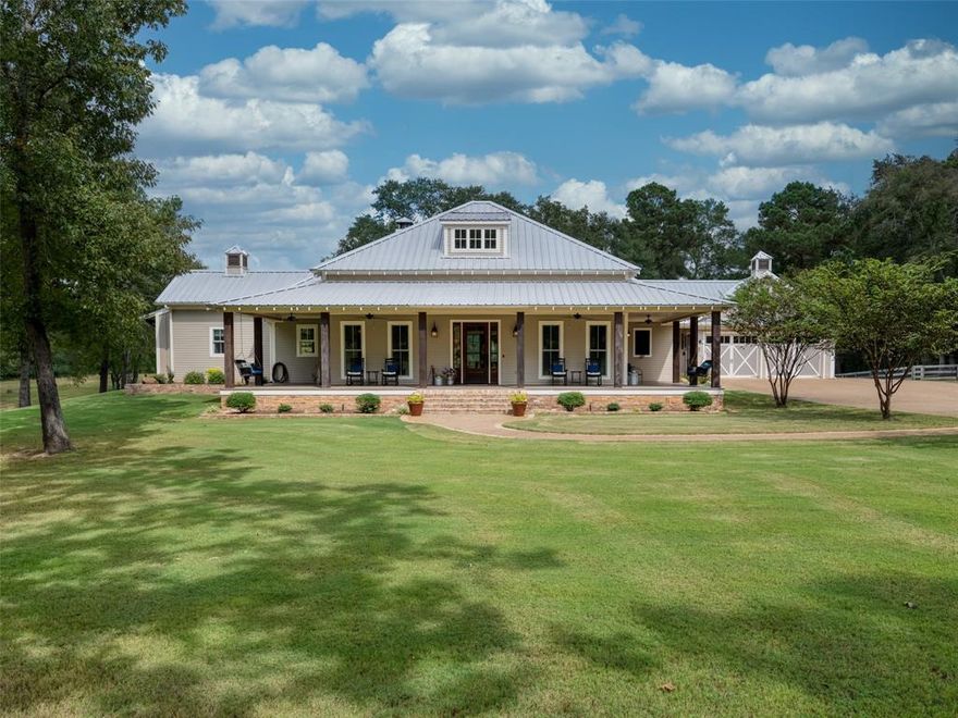 67.2 acres This place is a showstopper! So much to appreciate. 3,094 sqft pristine farm country home!!! 3BR 3bath with office and sunroom. Custom 2016 Doug Makowsky home! Must see to truly appreciate. Home boasts of an open floorplan, brick archway, wood floors, custom cabinets in the kitchen with an island and a butler's pantry. Updates galore. Main home overlooks the heated pool, and 1 pond. The large insulated 60X75 shop has a 1,000 sq ft 1BR 1bath apartment with rock wood burning fireplace, nestled in by the 2nd pond, complete with a half bath in the workshop area and a large, covered area for equipment. Beautiful land, a combination of pasture and woods with abundant wildlife! This home place is a rare find! Rock gated entrance, call today and schedule your appointment to see this beauty.