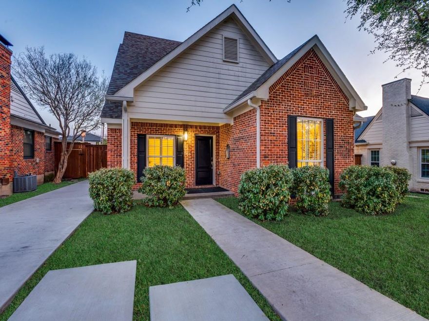 Effectively new as of 2018, this 5-bedroom home offers like-new construction in the heart of the M-Streets, just steps from Tietze Park and minutes to Greenville Avenue. Light-filled interiors feature hardwood floors, custom built-ins, and an open-concept layout ideal for everyday living and entertaining. The kitchen is anchored with a large island and is equipped with quartz countertops, stainless top of the line appliances, gas range, ample storage in addition to the butler’s pantry. Main level features a private office with French doors, guest bedroom with full en-suite bath, and a dining area with sitting nook overlooking the front yard. Upstairs offers a secondary living area or game room plus a versatile storage or playroom. Mudroom and spacious utility room add everyday convenience. The primary suite features a spa-like bath with dual vanities, soaking tub, and glass-enclosed shower. Secondary bedrooms are well-sized with updated baths. Backyard oasis retreat completed in 2022 includes a pool, spa, and covered patio with fireplace and Sonos sound system. Spray foam insulation and solid core doors enhance comfort and efficiency. Additional driveway parking in the front allows for convenience of running in and out or extra parking for guests. Walkable to dining, parks, and trails with easy access to US-75.