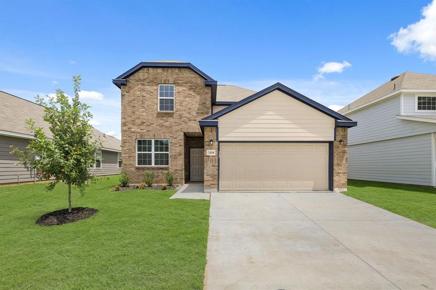 Love where you live in Sycamore Landing in Fort Worth, TX! Conveniently located just south of Fort Worth where the close proximity to I-35, I-20, and Chisholm Trail Pkwy makes commuting a breeze! The Salerno floor plan is a spacious 2-story home with 4 bedrooms (2 down, 2 up), 3 baths, game room, and a 2-car garage. This home has it all, including privacy blinds and vinyl plank flooring throughout the first-floor common areas! The first floor offers the perfect space for entertaining with an island kitchen open to expansive living and dining areas! The gourmet kitchen is sure to please with 42-inch cabinetry and granite countertops! Retreat to the first-floor Owner's Suite featuring double sinks with granite countertops, a separate tub and shower, and a walk-in closet! Don’t miss your opportunity to call Sycamore Landing home, schedule a visit today!